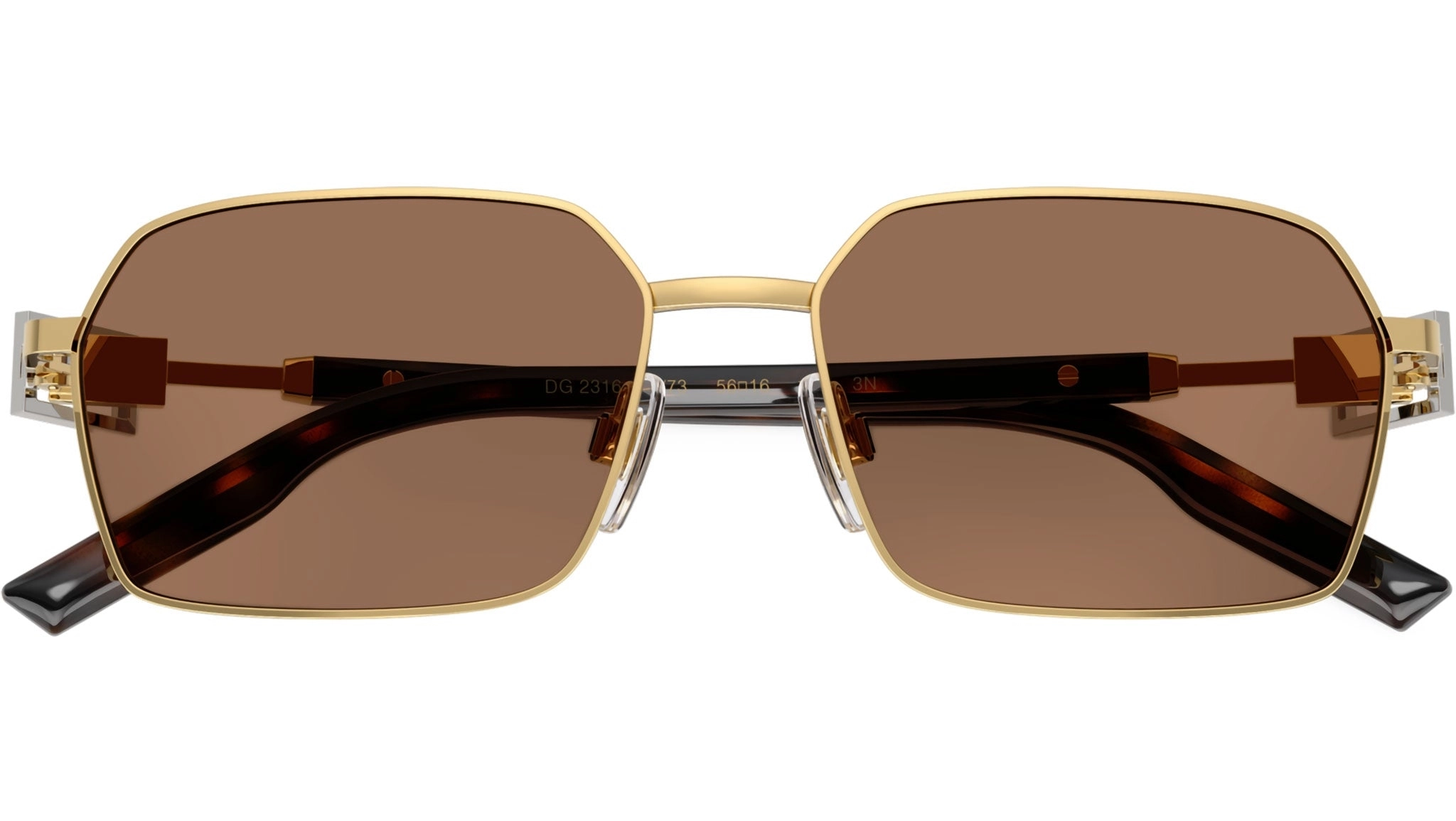 Dolce & Gabbana DG2316 (02/73) 56 | Unisex Kahverengi Güneş Gözlüğü